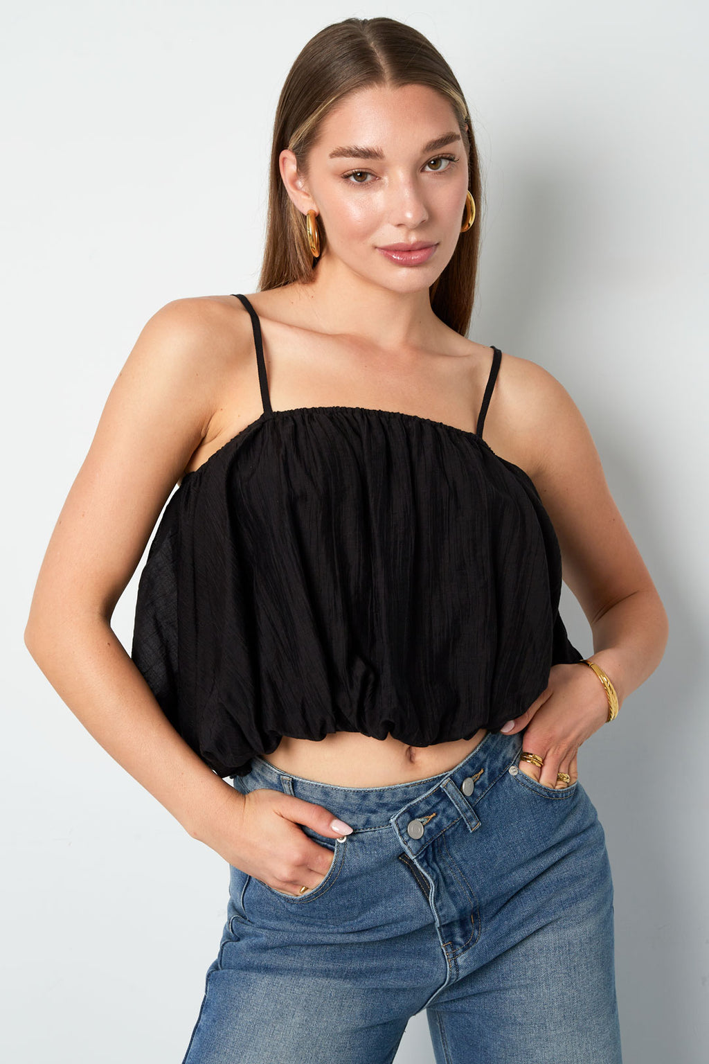 Geweven Casual Vrouwen Mouwloze Top Solide Kleur Lente/Zomer