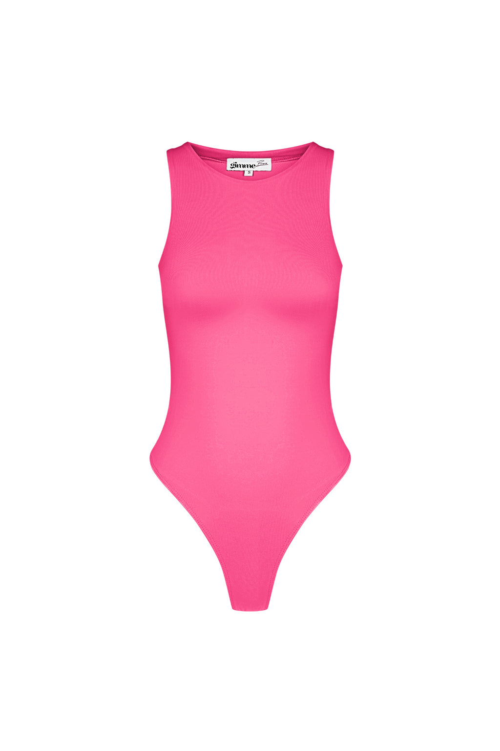 Polyester Vrouwen Mouwloze Body High Neck Form-Fitting