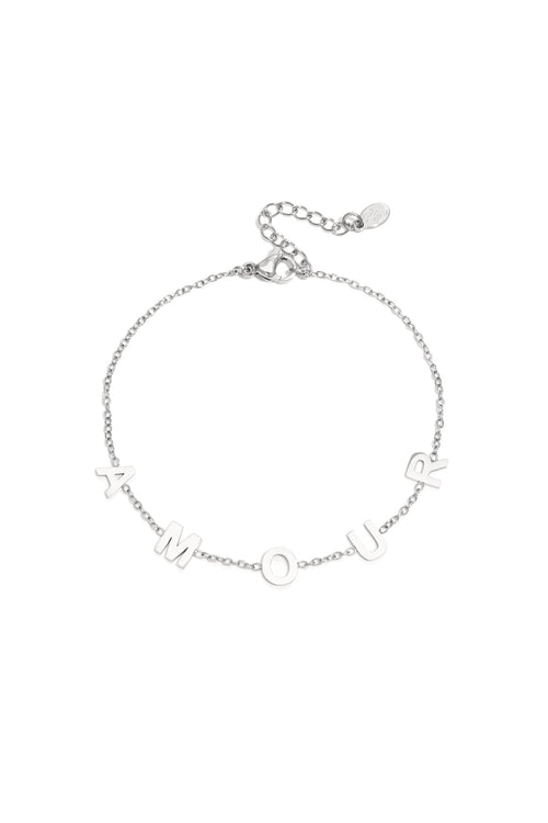 Armband amour chunky letters