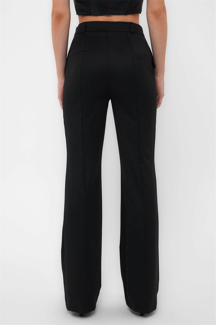 Fulled length flared pants