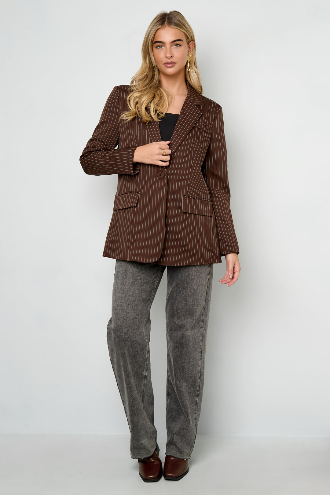 Asymmetrical blazer